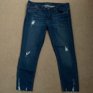 Zara tipped denim